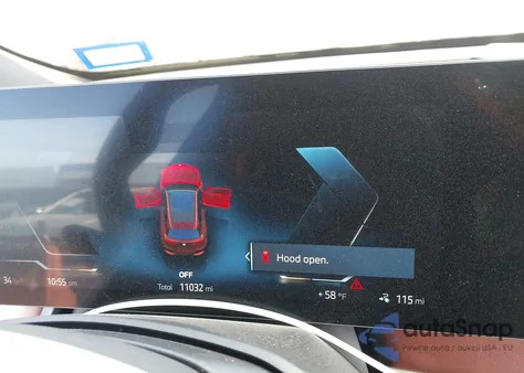 2025 BMW Ix xDrive50 из США, поврежденный, VIN WB523CF01SCS68268